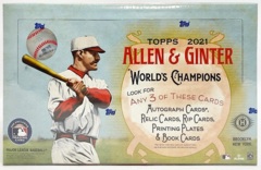 2021 Topps Allen & Ginter MLB Baseball Hobby Box